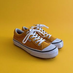 Vans Style 29 Mustard Yellow Corduroy Sneakers